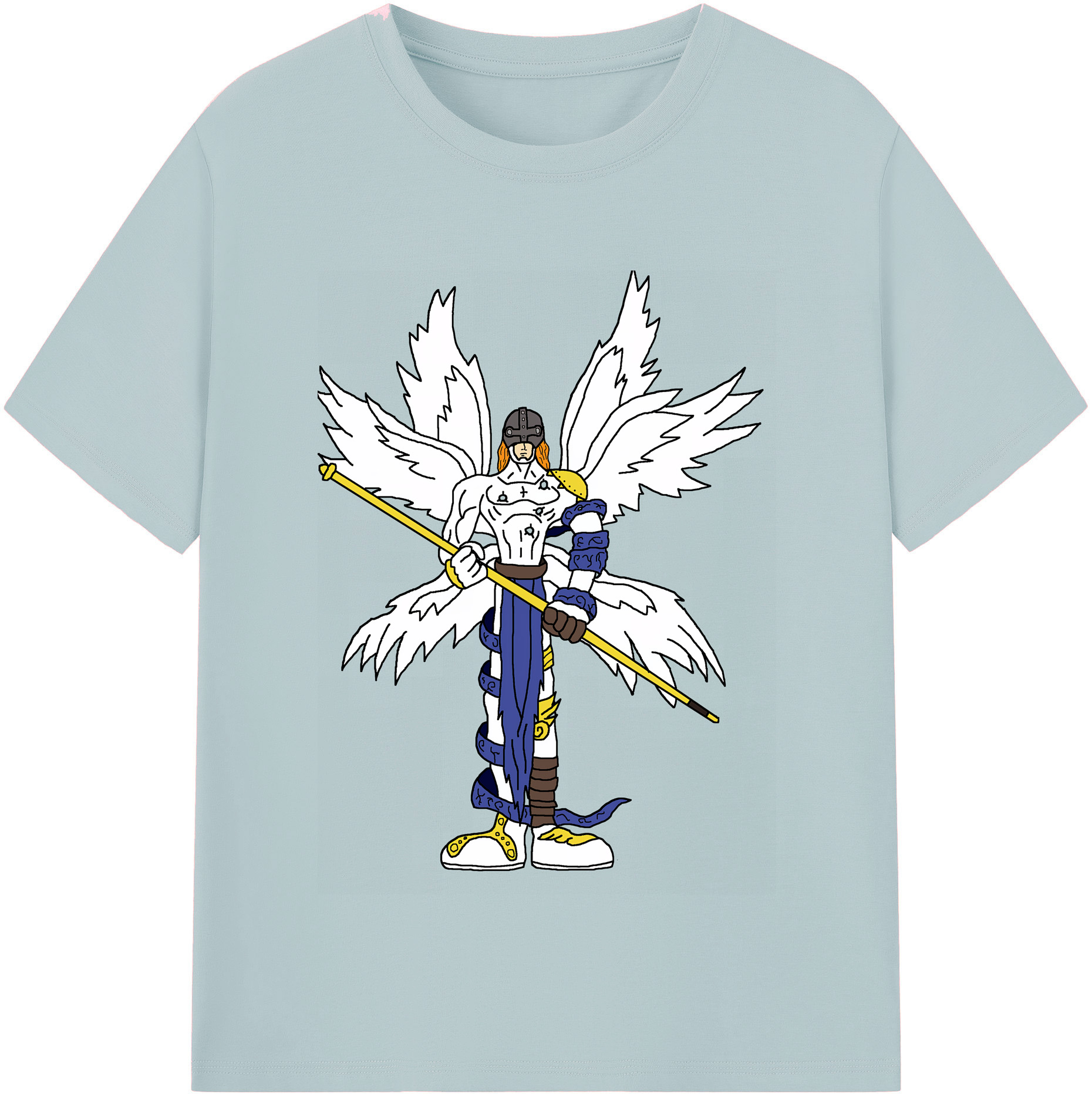 （画像用） Digimon デジタルモンスター/デジモン 綿100％半袖Tシャツ（フロントプリント）